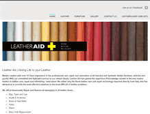 Tablet Screenshot of leatheraid.co.za